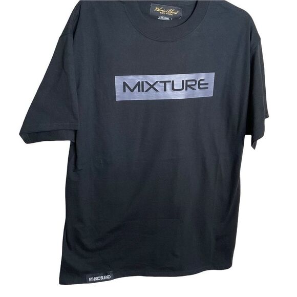 ETHNIC Blend Culture Men's Black Short Sleeve T-shirt NWT Size L - Picture 4 of 7
